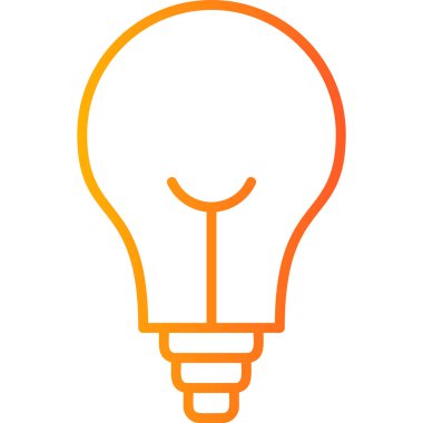 Bir fikrim var. Web simgesi basit illüstrasyon