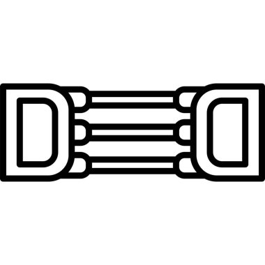 Modern b 'nin vektör illüstrasyonu eksik simgesi