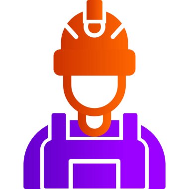 Mühendis, web simgesi basit tasarım