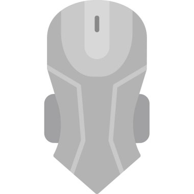 Oyun faresi düz vektör simgesi