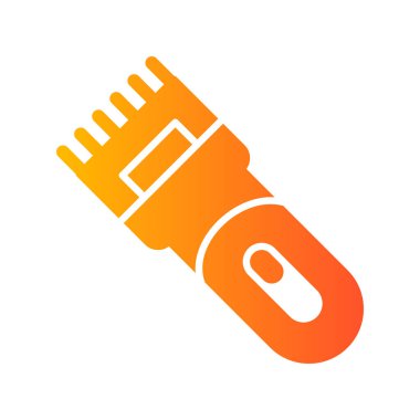 Elektrikli tıraş simgesinin vektör illüstrasyonu