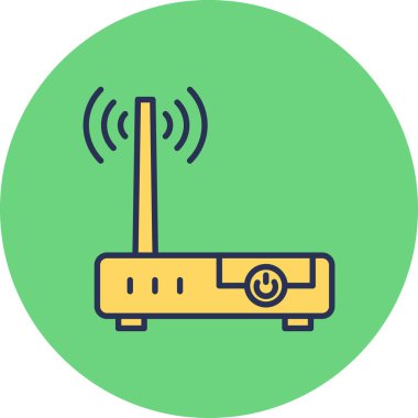 wifi simgesi vektör illüstrasyonu