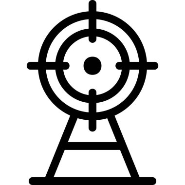 hedef simge vektör illüstrasyonu