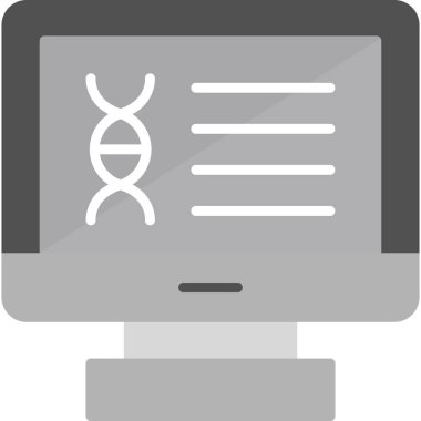 dna. Web simgesi basit illüstrasyon
