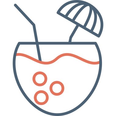 içecek simgesi, vektör illüstrasyonu 