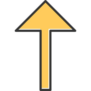 Yön gösteren ok, ağ basit simgesi