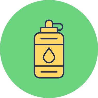 Su şişesi vektör illüstrasyon