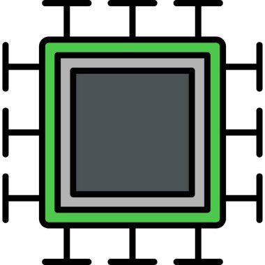lcd. Web simgesi basit illüstrasyon