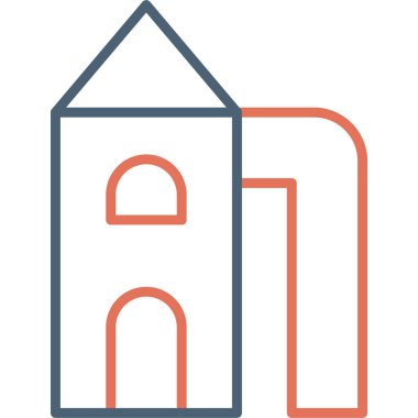 Playground modern simgesinin vektör illüstrasyonu