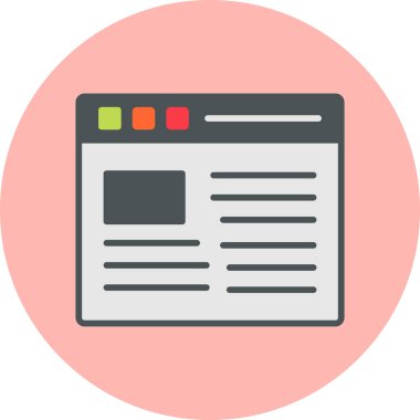 vector illustration of abstract web page 