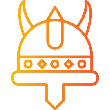 Miğfer. Web simgesi basit illüstrasyon 