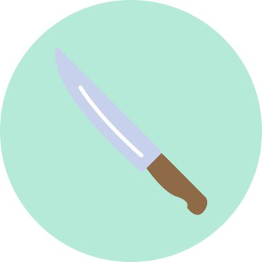 bıçak simgesi vektör illüstrasyonu