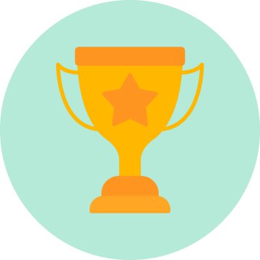 kupa simgesi vektör illüstrasyonu