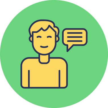 Tavsiye modern simgesi, vektör illüstrasyonu