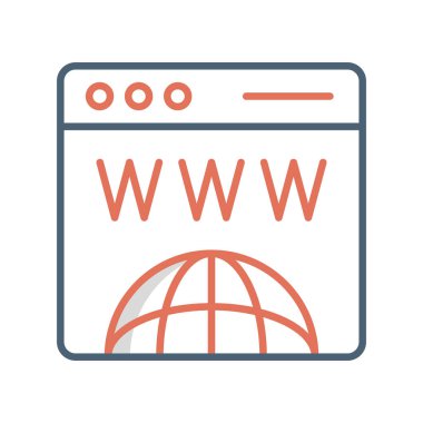 vector illustration of abstract website