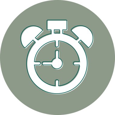 Saat zamanı, akıllı telefon aygıtının dijital illüstrasyonu 