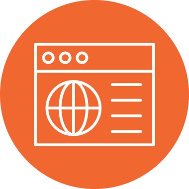 vector illustration of abstract website