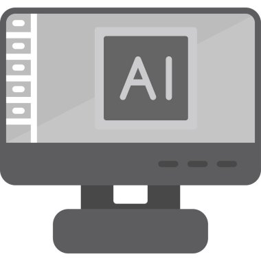 Al modern simge, vektör illüstrasyonu