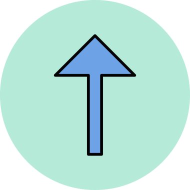 Yön gösteren ok, ağ basit simgesi