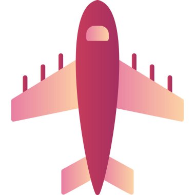 Uçak. Web simgesi basit illüstrasyon