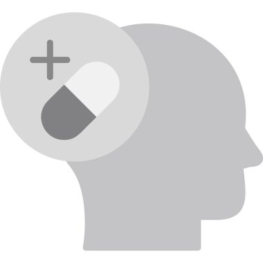 Ruh Sağlığı web simgesi basit tasarım