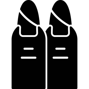 Nails web simgesi basit illüstrasyon