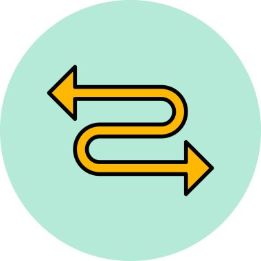 ok simgesinin vektör illüstrasyonu