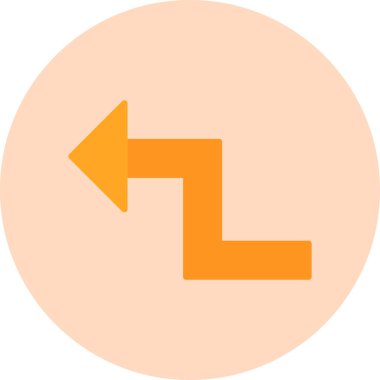 Projeniz için sol yön ok simgesi