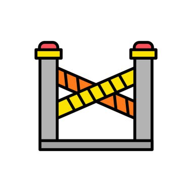 Film makarası ikonu. Web için demiryolu vektör simgelerinin özet çizimi