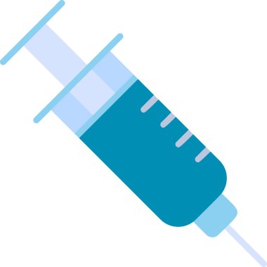 Şırınga. Web simgesi basit illüstrasyon