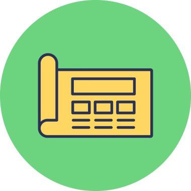 Basit vektör simgesi planla