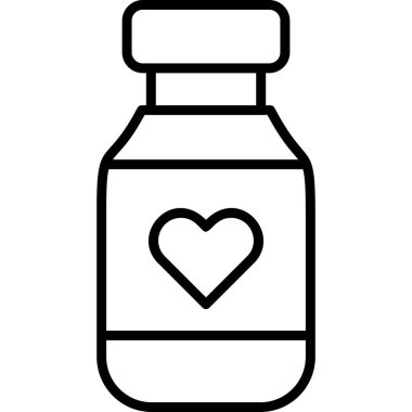 Vitamin Ağı simgesi basit illüstrasyon