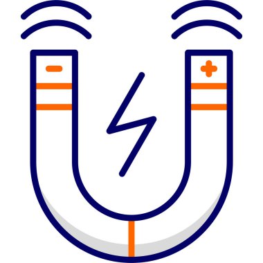 mıknatıs simgesi vektör çizimi 