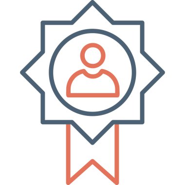 Başarı simgesi vektör illüstrasyonu