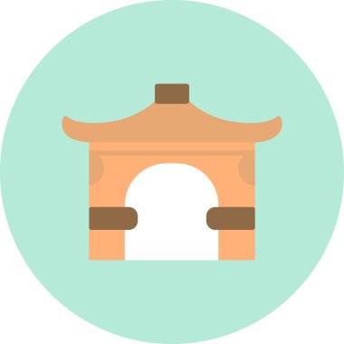 Kemer. Web simgesi basit illüstrasyon 