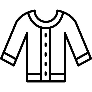 Kumaş. Web simgesi basit illüstrasyon