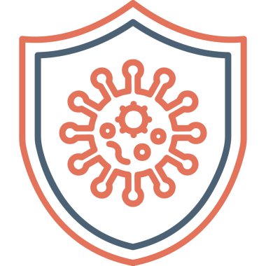 Virus Protect icon modern vector illustration