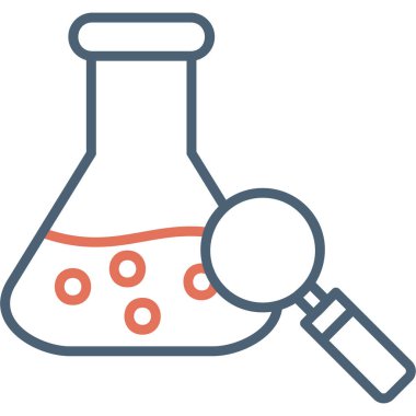 Bilim araştırma vektörü simgesi 