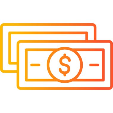 para ve finans kavramı, basit özet vektör tasarımı