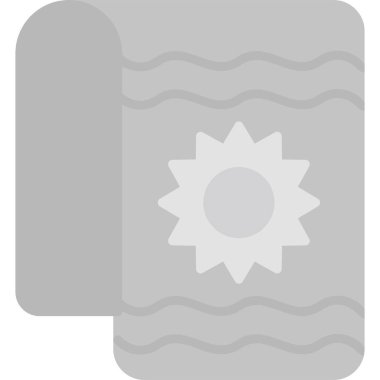 Güneş. Web simgesi basit illüstrasyon