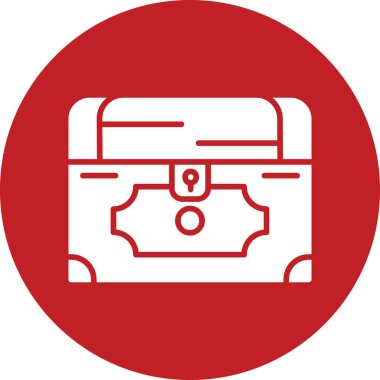 Para çantası simgesinin vektör illüstrasyonu