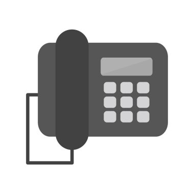 office phone web icon, vector illustration