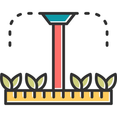 Sprinklers Plants icon modern vector illustration