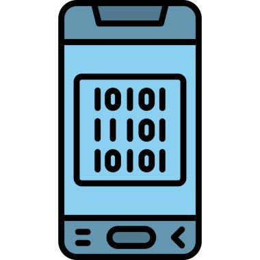 Cep telefonu. Basit resimleme