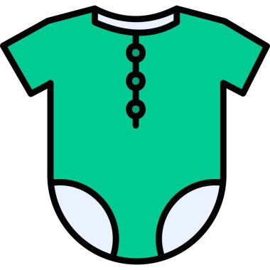 Bebeğim. Web simgesi basit illüstrasyon