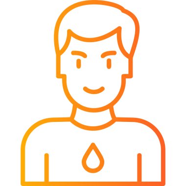 İnsan avatarı. Hayatta kalan, erkek çizimi  