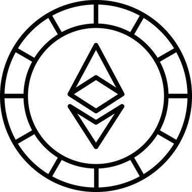 Elmas. Web simgesi basit tasarım