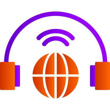 kablosuz ağ simgesi vektör çizimi