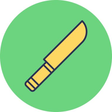 bıçak simgesi vektör illüstrasyonu