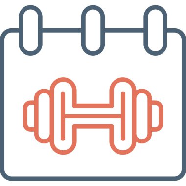 Tarihin basit simgesi, vektör illüstrasyonu